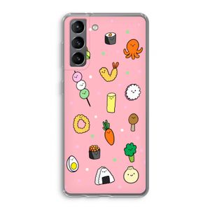 Happy bento friends: Samsung Galaxy S21 Transparant Hoesje