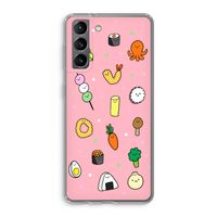 Happy bento friends: Samsung Galaxy S21 Transparant Hoesje