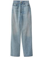 Miu Miu jean en coton à coupe ample - Bleu