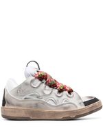 Lanvin baskets Curb en cuir - Blanc Lanvin baskets Curb en cuir - Blanc