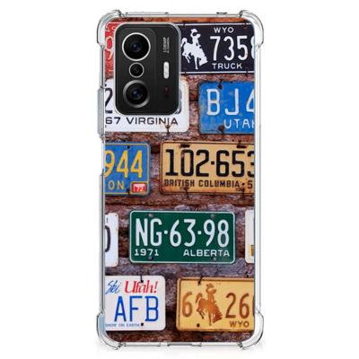 Xiaomi 11T | 11T Pro Anti-shock Hoesje met foto Kentekenplaten Xiaomi 11T | 11T Pro Anti-shock Hoesje met foto Kentekenplaten