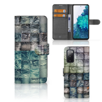 Wallet Case met Pasjes Samsung Galaxy S20 FE Spijkerbroeken