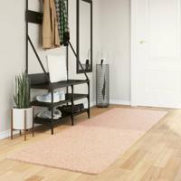VidaXL Vloerkleed huarte laagpolig zacht wasbaar 80x250 cm roze