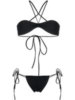 The Attico soutien-gorge en dentelle - Noir