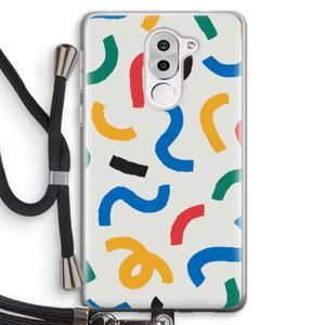 Illustratieve pop 2: Honor 6X Transparant Hoesje met koord