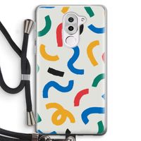 Illustratieve pop 2: Honor 6X Transparant Hoesje met koord