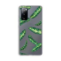 Lange bladeren: Samsung Galaxy S20 FE / S20 FE 5G Transparant Hoesje