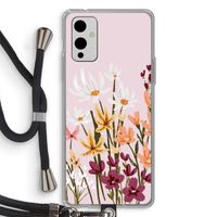 Painted wildflowers: OnePlus 9 Transparant Hoesje met koord