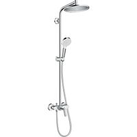 Hansgrohe Crometta s 240 1jet showerpipe met douchekraan chroom 27269000 - thumbnail