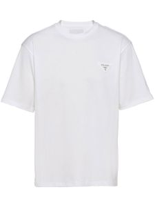 Prada t-shirt à patch logo - Blanc