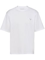 Prada t-shirt à patch logo - Blanc