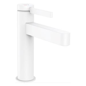 Hansgrohe Wastafelmengkraan Finoris Eengreeps 110 met PushOpen Waste Mat Wit