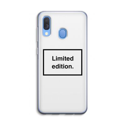 Limited edition: Samsung Galaxy A40 Transparant Hoesje