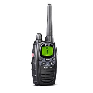 Midland G7 Pro Walkie Talkie twee-weg radio 69 kanalen 446.00625 - 446.09375 MHz Zwart