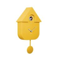 Karlsson Wandklok Modern Cuckoo - Geel