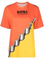 Rabanne x Kimura t-shirt colour block - Orange - thumbnail