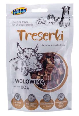 HILTON Treaning treats Beef - Hondensnack - 80g