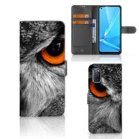 OPPO A72 | OPPO A52 | Telefoonhoesje | Met pasjeshouder | Uil