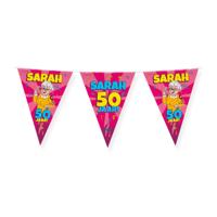 Paperdreams party vlag - sarah cartoon