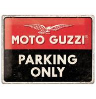 Moto Guzzi Parking Only Metalen Bord 30 x 40 cm - thumbnail