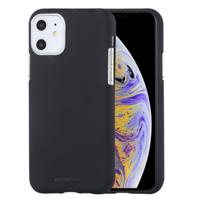 MERCURY GOOSPERY SOFE gevoel TPU schokbestendig en kras Case voor iPhone 11 (zwart)