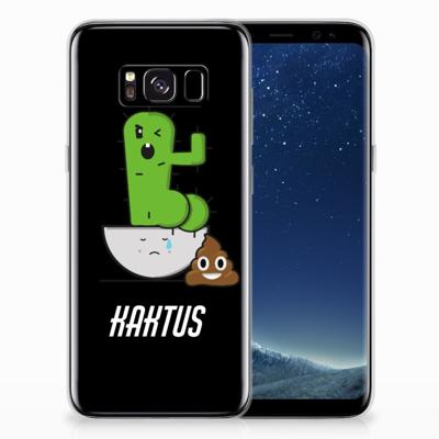 Samsung Galaxy S8 Telefoonhoesje met Naam Cactus Poo