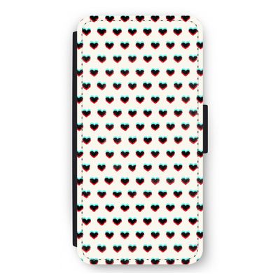 Hartjes: iPhone 12 Pro Max Flip Hoesje