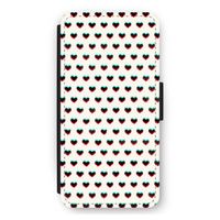 Hartjes: iPhone 12 Pro Max Flip Hoesje