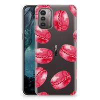 Nokia G21 | G11 | Siliconen Case | Pink Macarons
