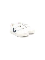 VEJA Kids baskets V-12 à attache scratch - Blanc