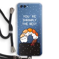 You're Shrimply The Best: Honor 10 Transparant Hoesje met koord