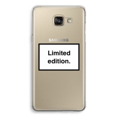 Limited edition: Samsung Galaxy A5 (2016) Transparant Hoesje