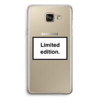 Limited edition: Samsung Galaxy A5 (2016) Transparant Hoesje