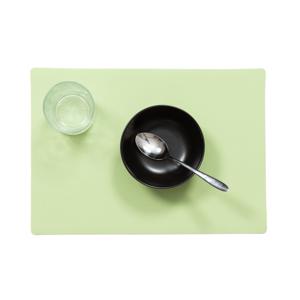 Wicotex luxe Placemats Plain - mintgroen - 43 x 30 cm - Met anti slip laag - Teflon coating toplaa