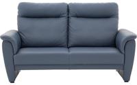 Goossens Excellent Bank More Met Hoge Rug blauw, leer, 2-zits, stijlvol landelijk Goossens Excellent Bank More Met Hoge Rug blauw, leer, 2-zits, stijlvol landelijk