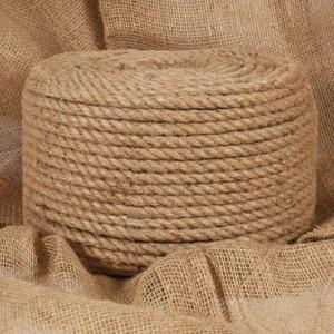 VidaXL Touw 25 m lang 12 mm dik jute