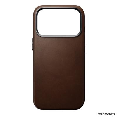 Nomad Traditional Leather Case iPhone 17 Pro Bruin