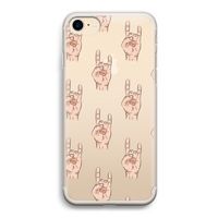Rock: iPhone 7 Transparant Hoesje