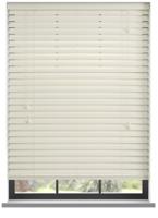 PVC jaloezie met koord - Oester Wit Nerf