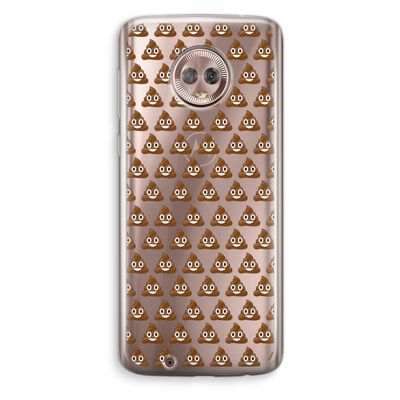 Poop emoji: Motorola Moto G6 Transparant Hoesje