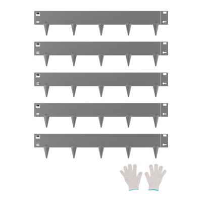 VEVOR gazonrand, tuinpalissade, perkrand, verpakking van 5, 990x181mm
