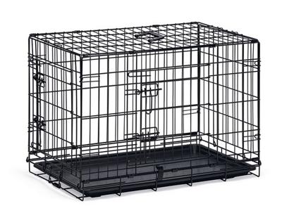 Beeztees Hondenbench 2-Deurs Zwart S 62x44,5x50 cm