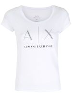 Armani Exchange t-shirt à logo imprimé - Blanc