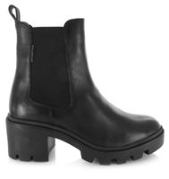 Bullboxer 612505E6L CHELSEA BLOKHAK Zwart Leer Chelsea boots Dames