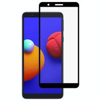 Voor Samsung Galaxy M01 Core Full Glue Full Screen Tempered Glass Film