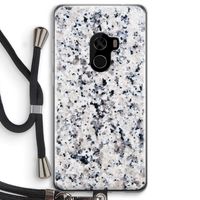 Gespikkelde marmer: Xiaomi Mi Mix 2 Transparant Hoesje met koord