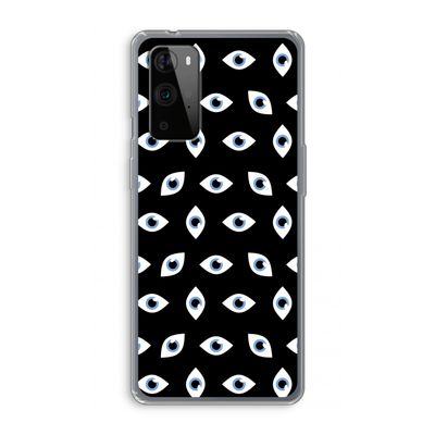 Eyes pattern: OnePlus 9 Pro Transparant Hoesje