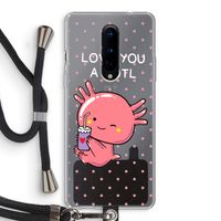 Love You A Lotl: OnePlus 8 Transparant Hoesje met koord
