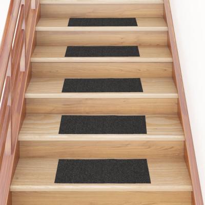 VidaXL Trapmatten zelfklevend 15 stuks 60x25 cm antraciet rechthoekig
