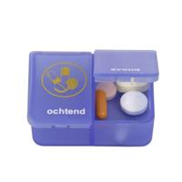 Able 2 Pillendoos 1 dag 2 vaks blauw NL 1 Stuks